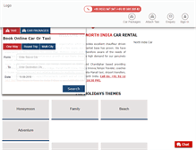 Tablet Screenshot of northindiacarrental.com